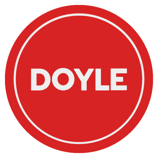 red logo with transparent background