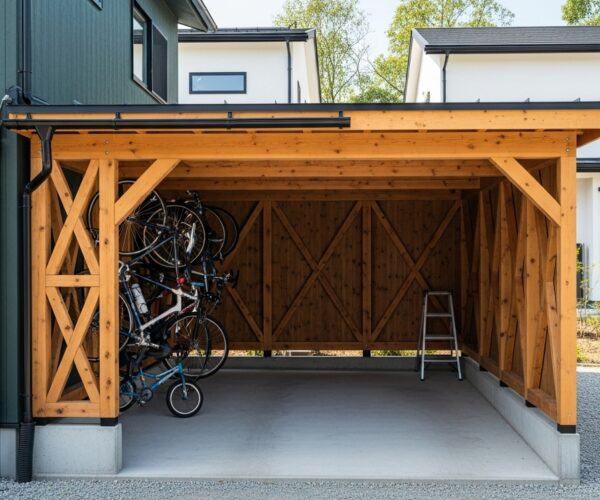lean to storage shed